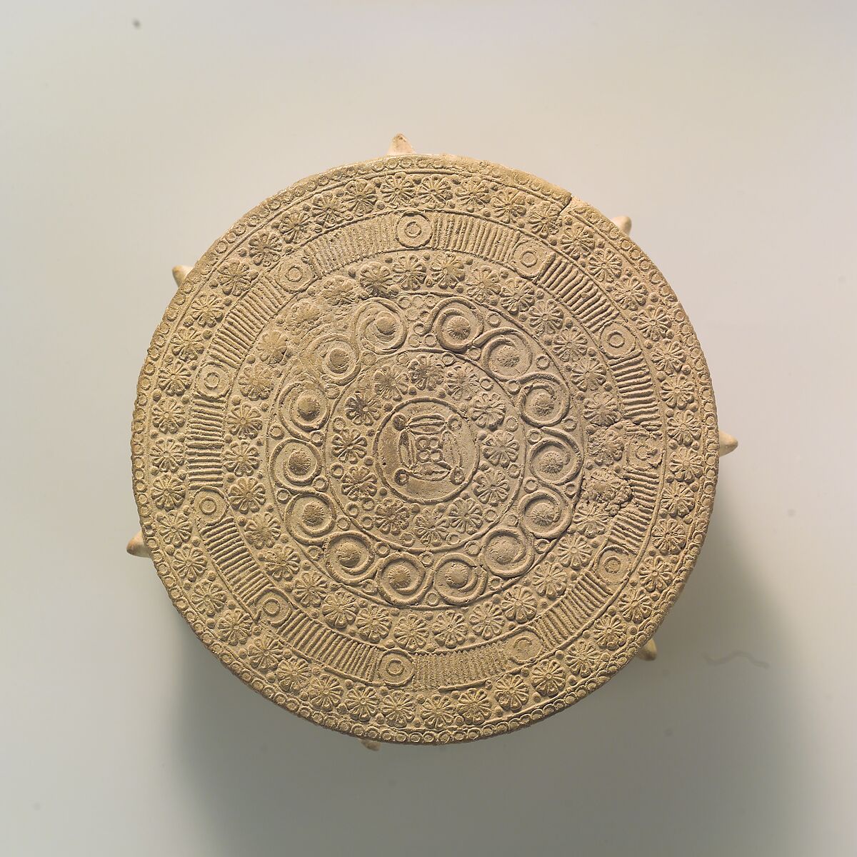 Dish, Earthenware; molded, unglazed