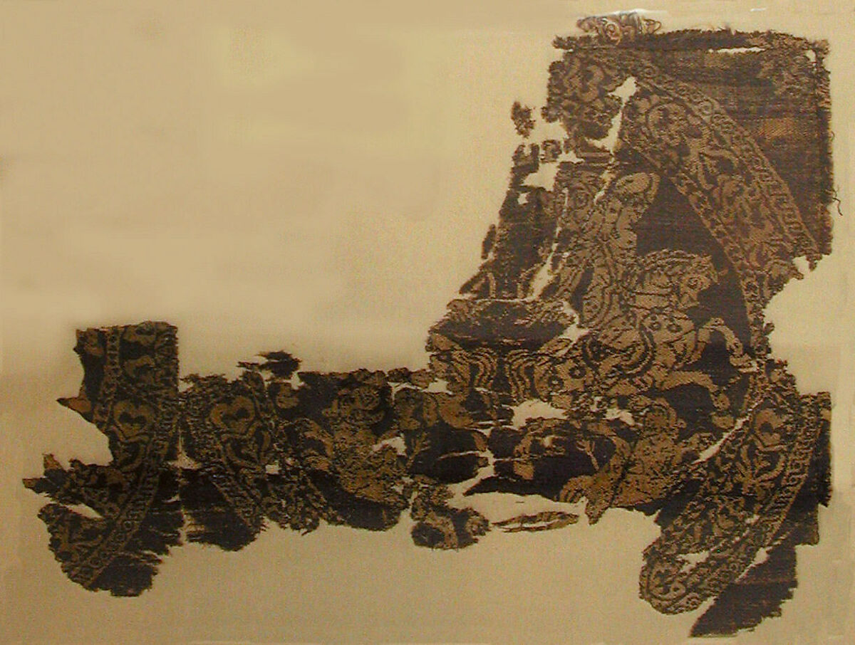 Textile Fragment, Silk; samite