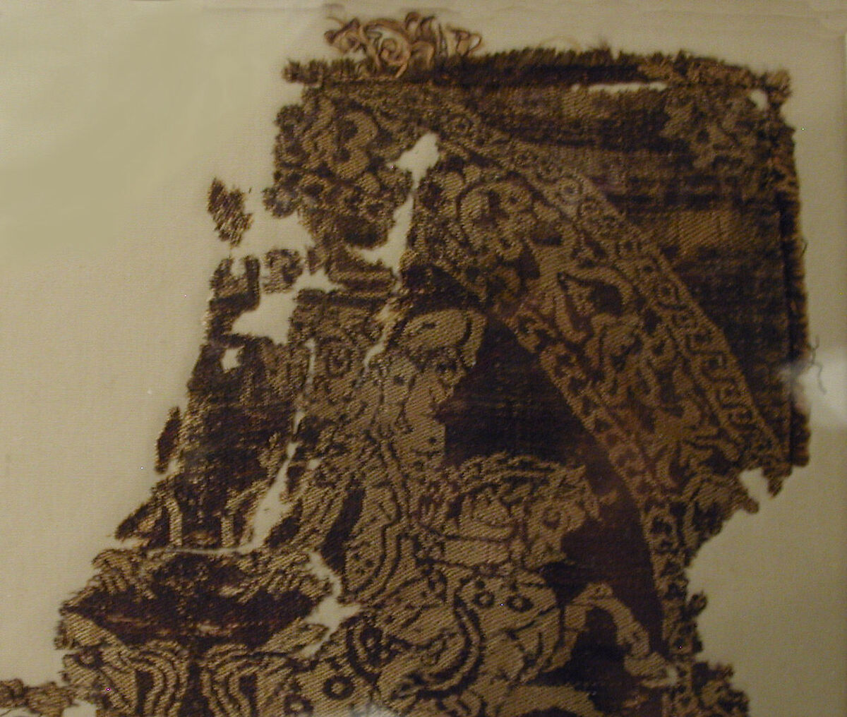 Textile Fragment, Silk; samite