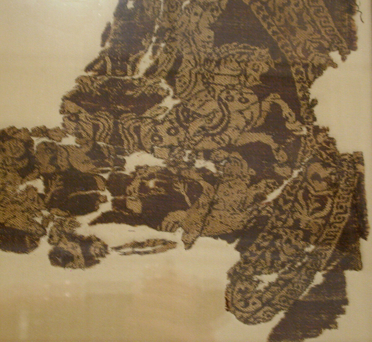 Textile Fragment, Silk; samite