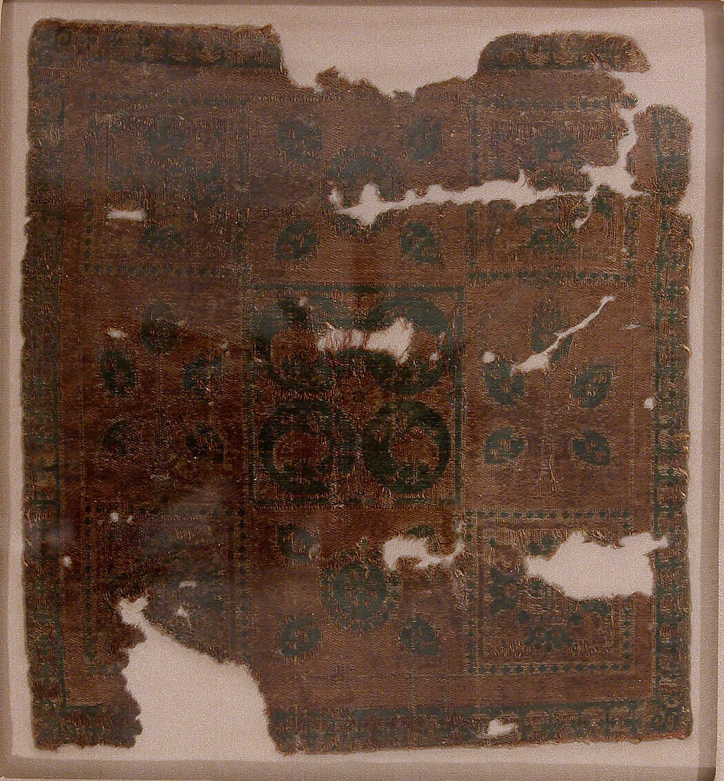Textile Fragment, Silk; samite 