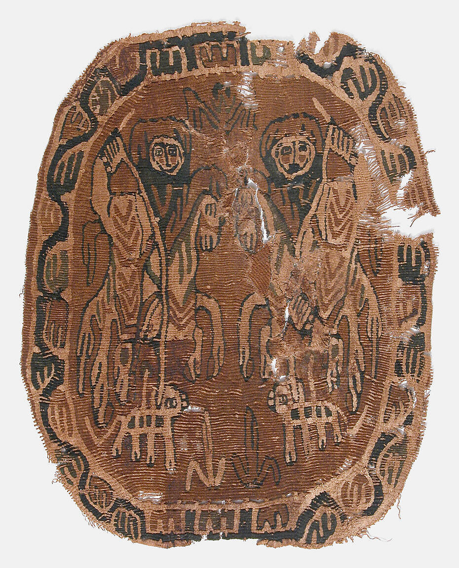 Textile Fragment, Linen and wool