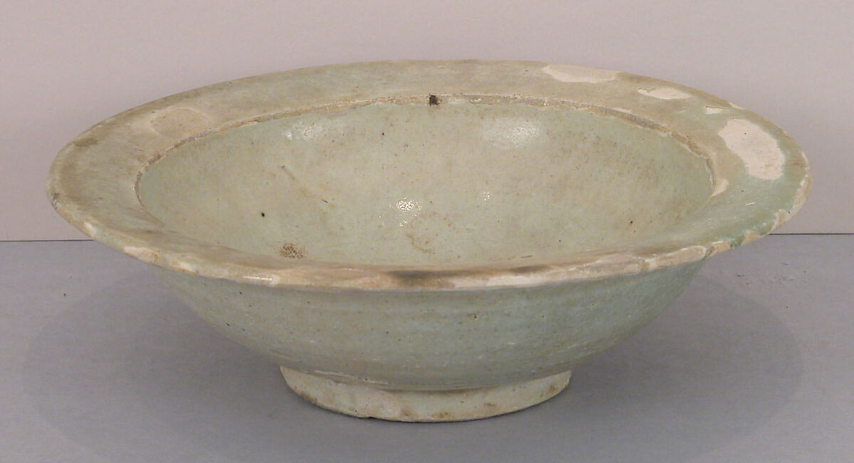 Bowl, Composite body; monochrome glaze
