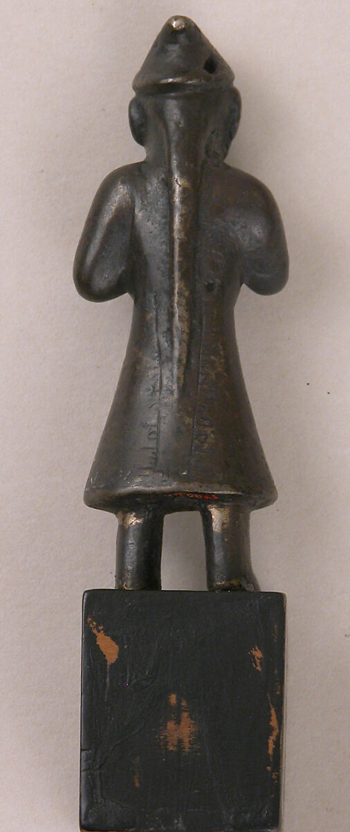 Figurine of Man, Bronze; cast, chased