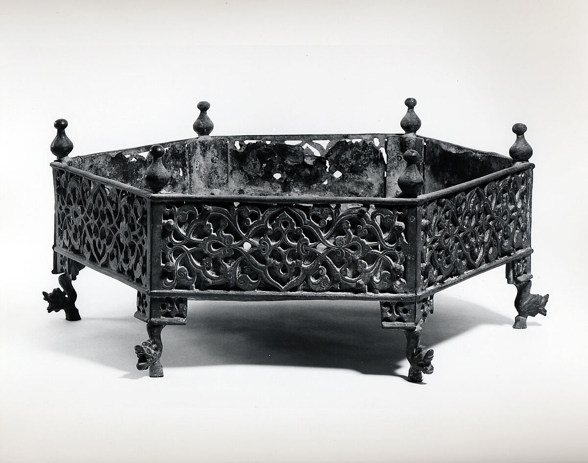 Brazier, Bronze; cast and chased