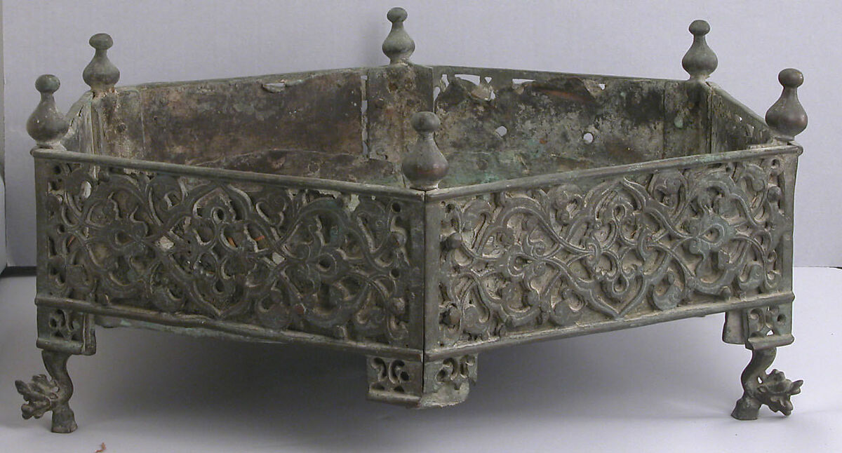 Brazier, Bronze; cast and chased