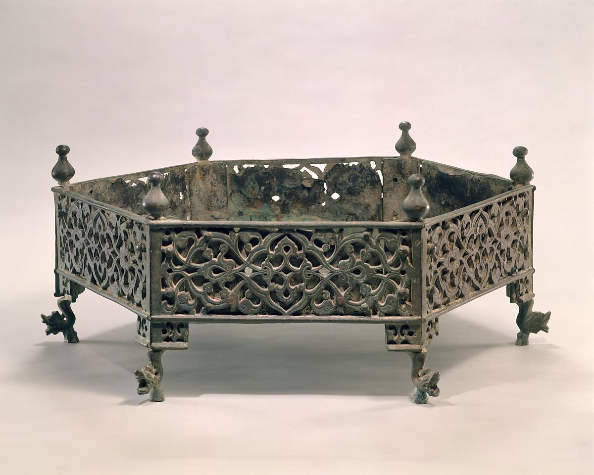 Brazier, Bronze; cast and chased