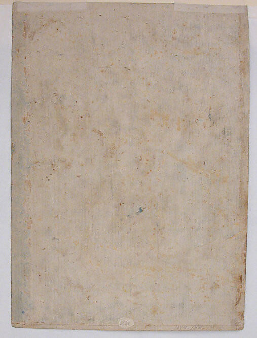 "Shah Jahan Watching an Elephant Fight", Folio from a Padshahnama, Bulaqi, Ink, opaque watercolor, and gold on paper