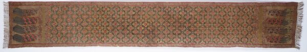 Sash (Patka), Silk, metal wrapped thread; tapestry weave