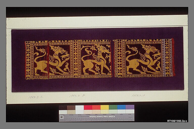Textile Fragments, Silk; samite