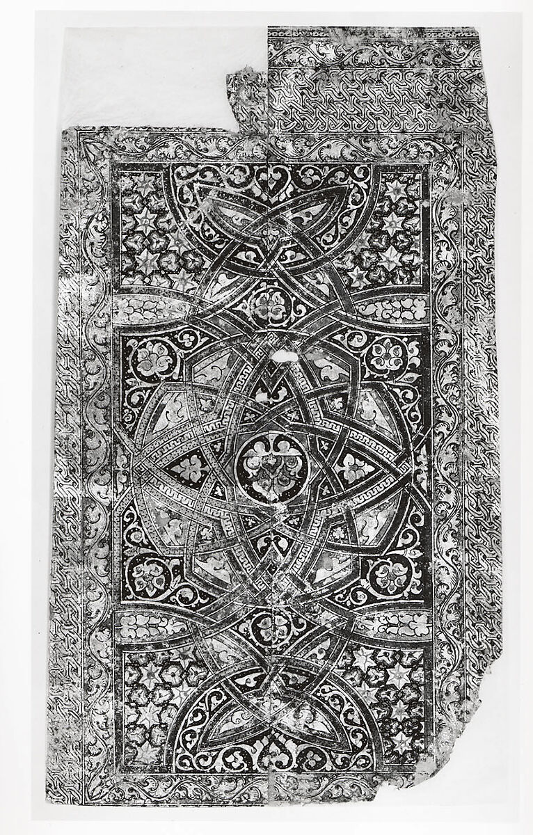 Folio from a Qur'an Manuscript, Ink, gold, and watercolor on paper