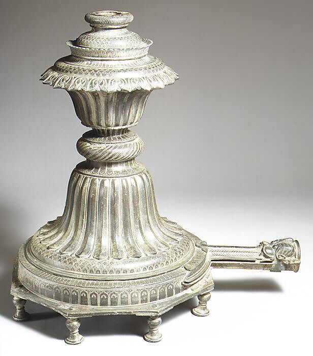 Garden Fountain, Brass; cast in sections, joined and engraved