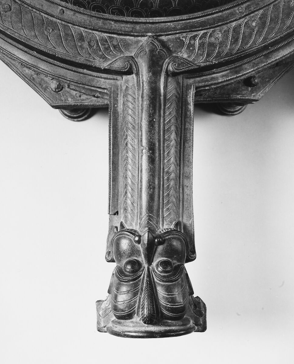 Garden Fountain, Brass; cast in sections, joined and engraved