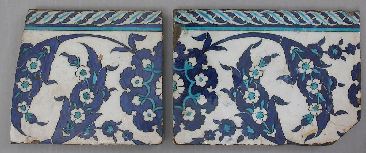 Border Tiles with 'Saz' Leaf Design