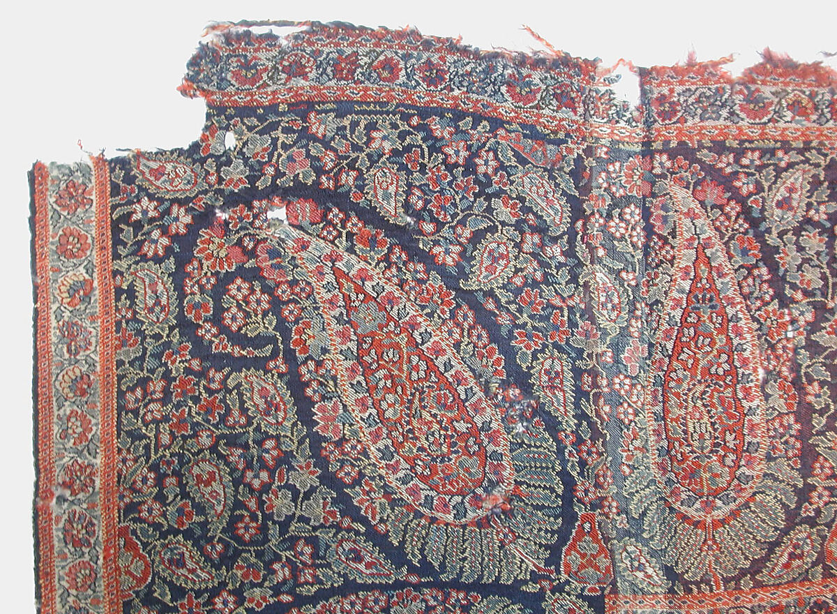 Woven Wall Hanging, Wool, metal wrapped thread; double interlocking twill; tapestry weave, embroidered