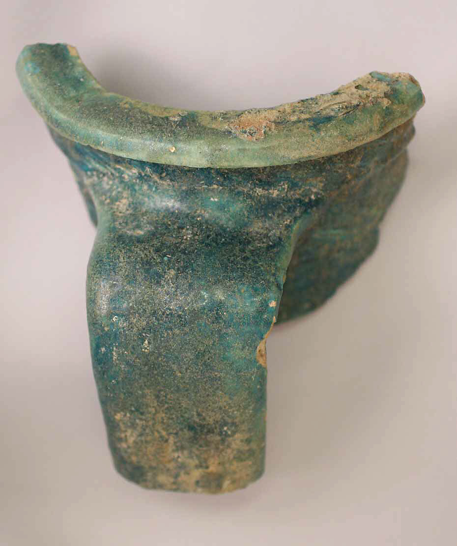 Ceramic Fragment, Earthenware; glazed 