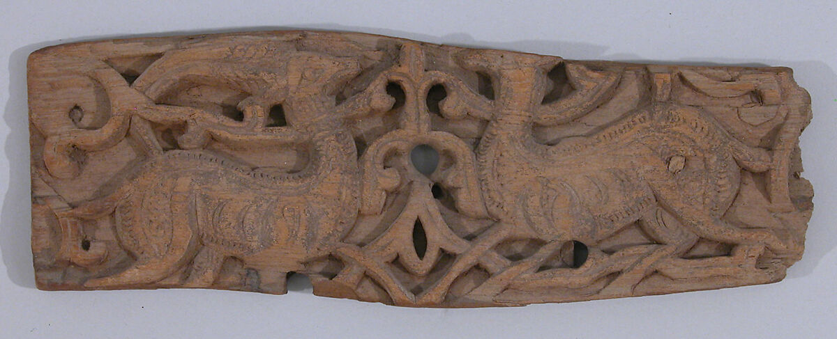 Panel, Wood; carved 