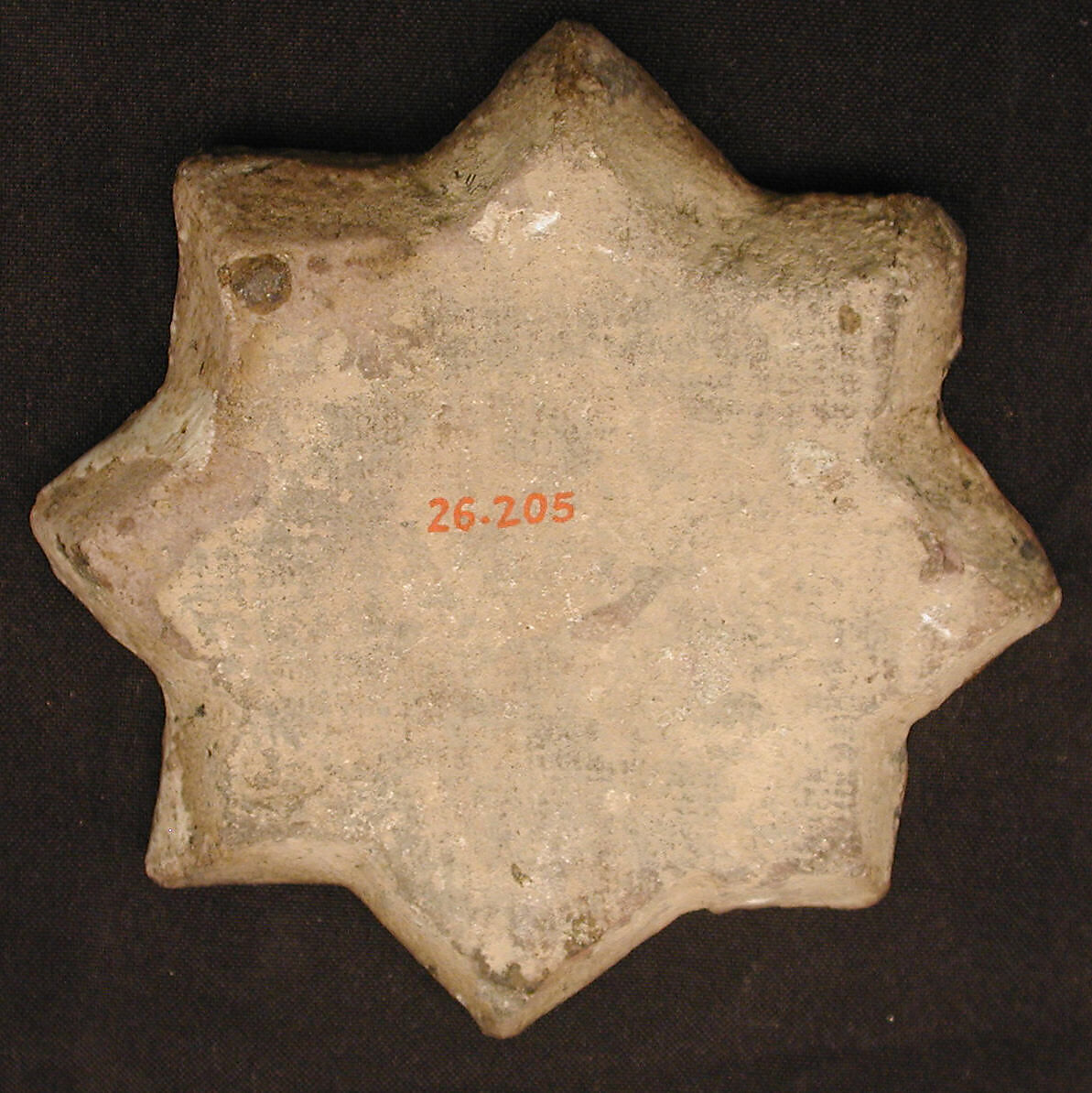 Tile, Stonepaste; overglaze and luster-painted