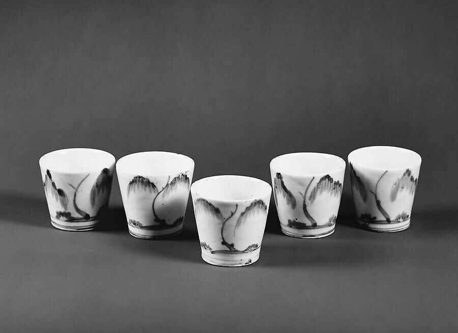 Soba cup, Porcelain with underglaze blue (Arita ware), Japan