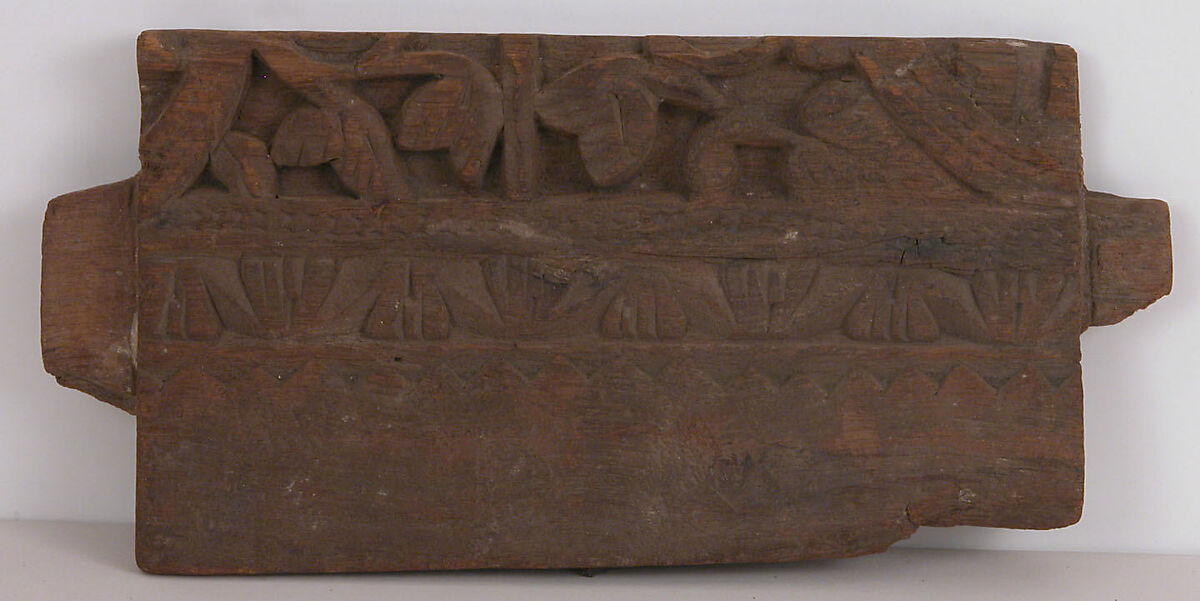 Panel, Wood; carved 