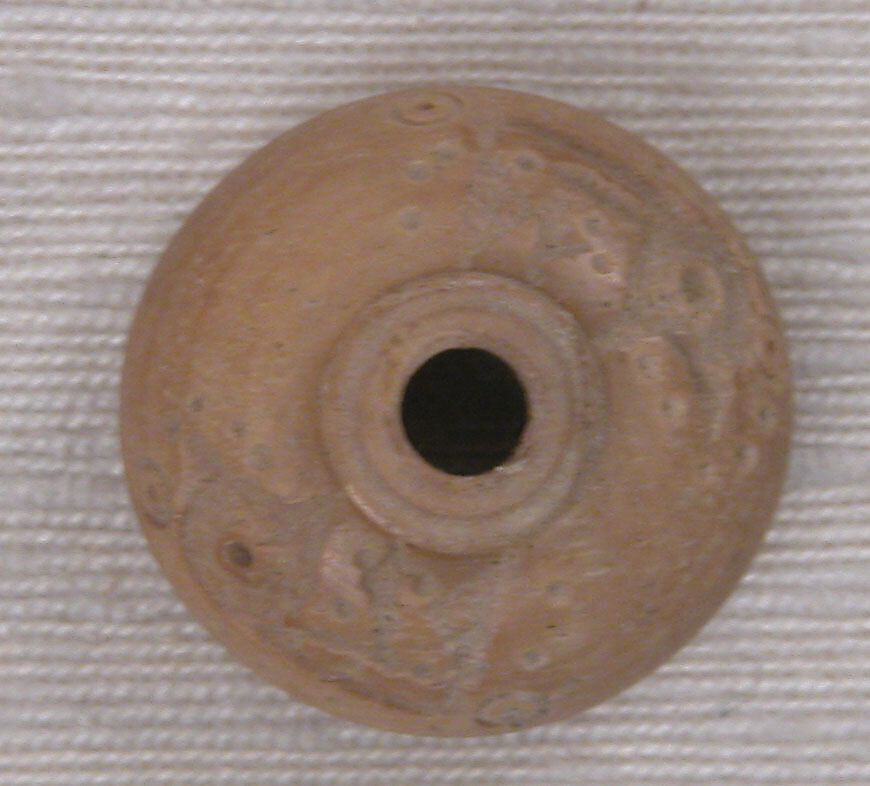 Button or Bead, Bone; incised