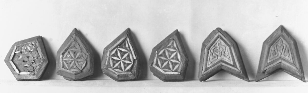 Panel from a Minbar, Wood; carved, inlaid with ivory, traces of paint