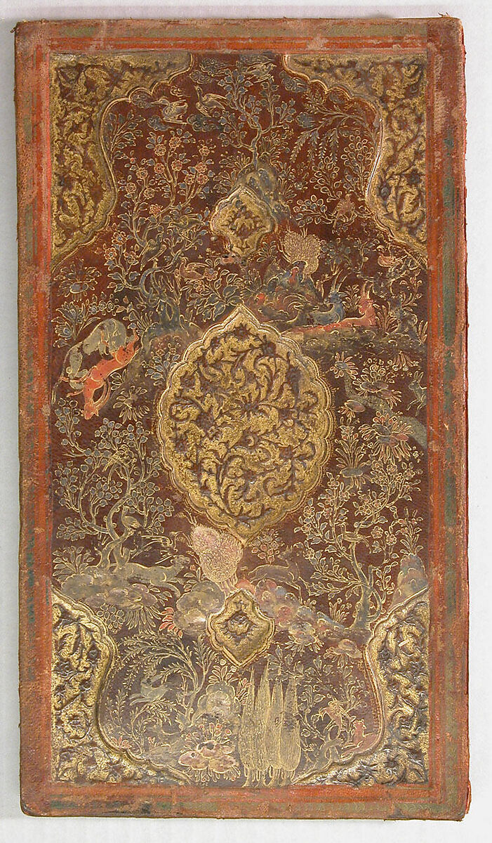 Bookbinding (Jild-i kitab), Leather; painted, embossed, and tooled 
