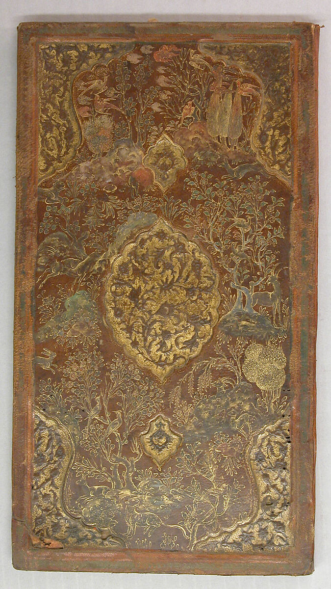 Bookbinding (Jild-i kitab), Leather; painted, embossed, and tooled