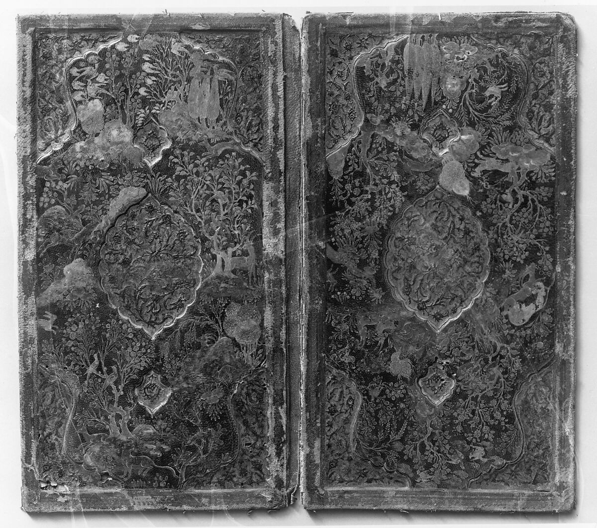Bookbinding (Jild-i kitab), Leather; painted, embossed, and tooled