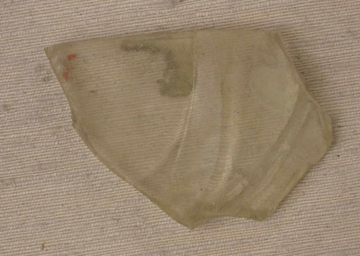 Two Glass Fragments, Glass