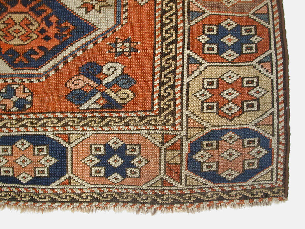 Carpet, Wool (warp, weft, and pile); symmetrically knotted pile