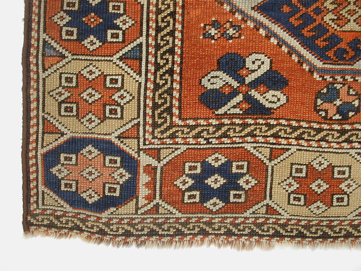 Carpet, Wool (warp, weft, and pile); symmetrically knotted pile