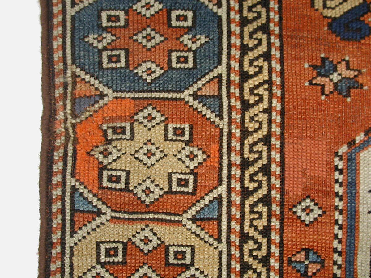 Carpet, Wool (warp, weft, and pile); symmetrically knotted pile