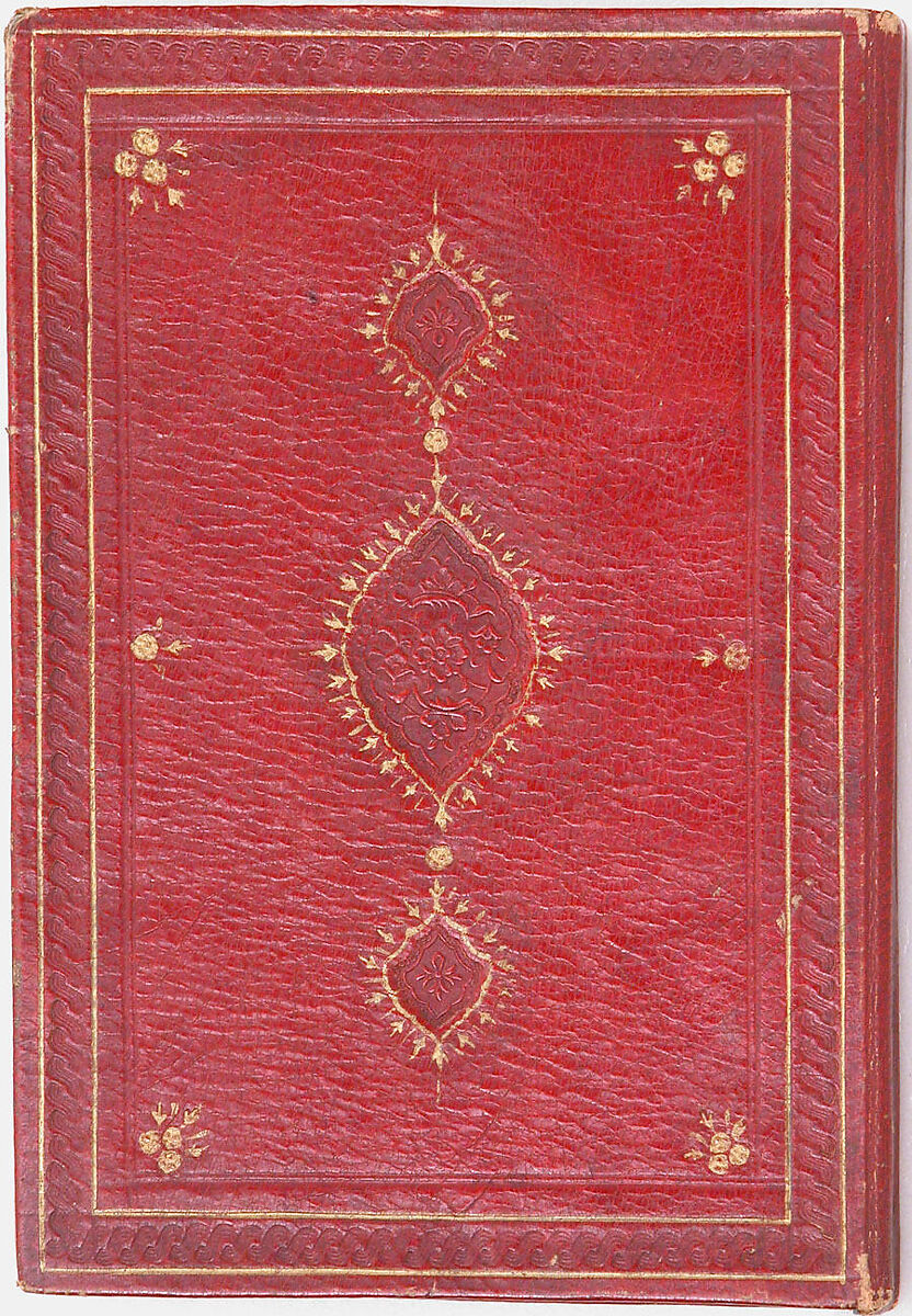 Divan, `Umar ibn al-Farid (Egyptian, Cairo 1181–1235 Cairo), Opaque watercolor, ink, and gold on paper; gilt-stamped leather