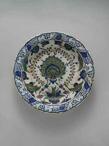 Dish with Floral Design
