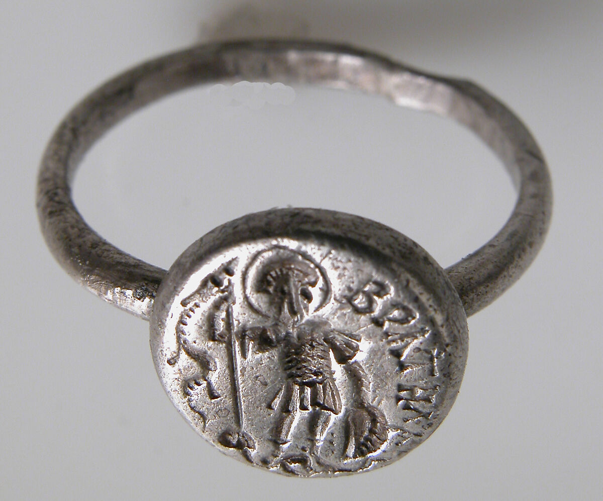 Seal Ring, Silver shank
bezel: carved 