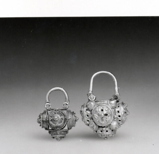 Basket Earring, One of a Pair