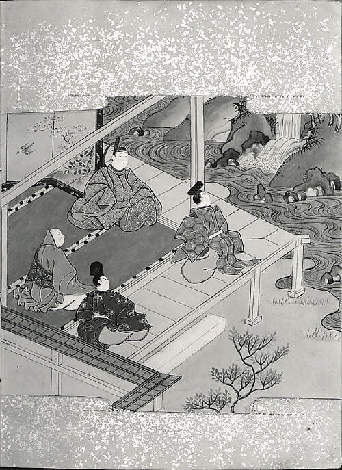 Tales of Ise (Ise monogatari), Three illustrated books; ink, color, and gold on paper, Japan