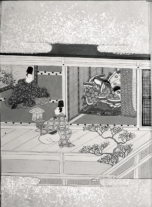 Tales of Ise (Ise monogatari), Three illustrated books; ink, color, and gold on paper, Japan