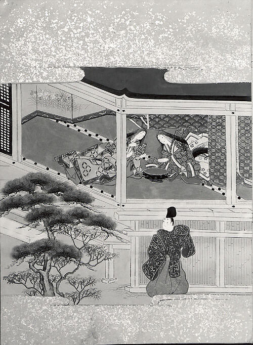 Tales of Ise (Ise monogatari), Three illustrated books; ink, color, and gold on paper, Japan