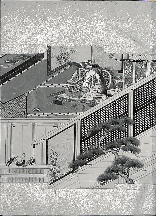 Tales of Ise (Ise monogatari), Three illustrated books; ink, color, and gold on paper, Japan