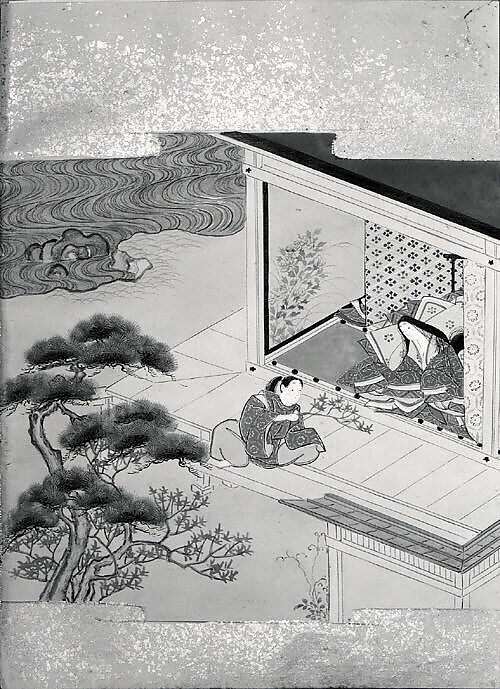 Tales of Ise (Ise monogatari), Three illustrated books; ink, color, and gold on paper, Japan