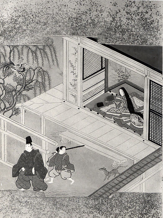 Tales of Ise (Ise monogatari), Three illustrated books; ink, color, and gold on paper, Japan