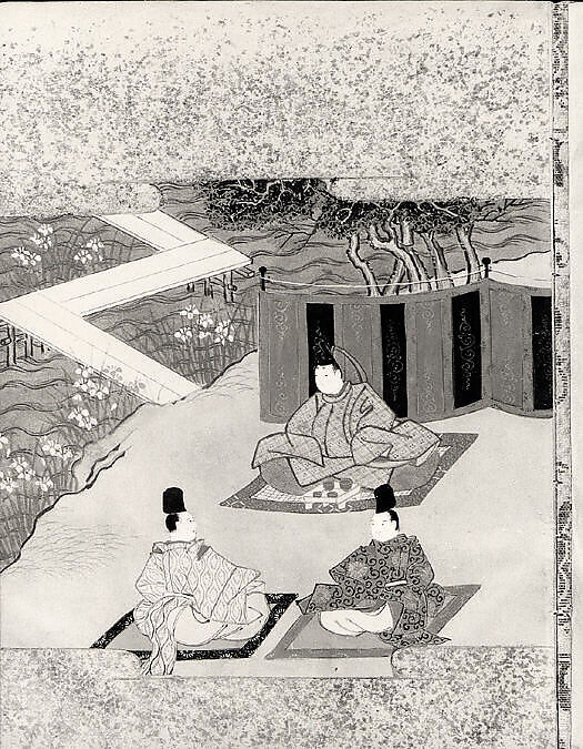 Tales of Ise (Ise monogatari), Three illustrated books; ink, color, and gold on paper, Japan