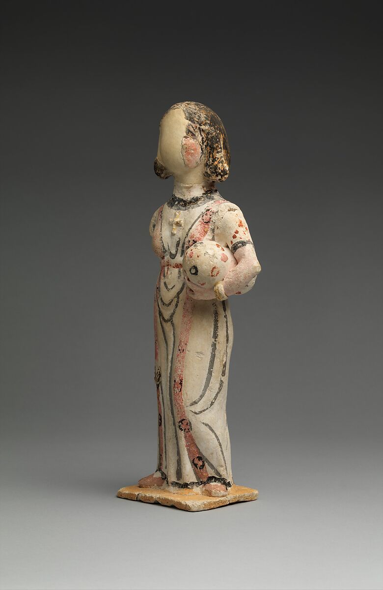 Figure of a Woman, Painted plaster