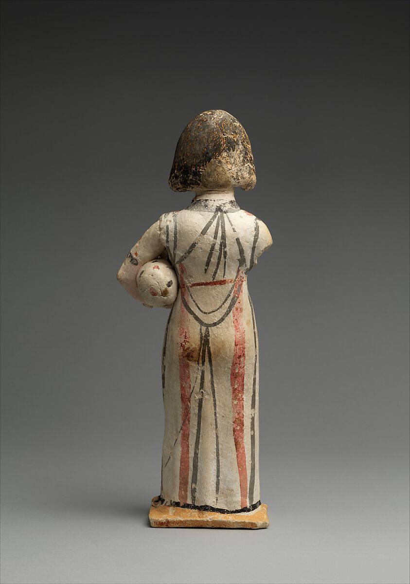 Figure of a Woman, Painted plaster