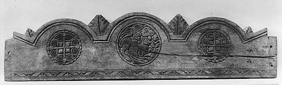 Panel, Wood; carved