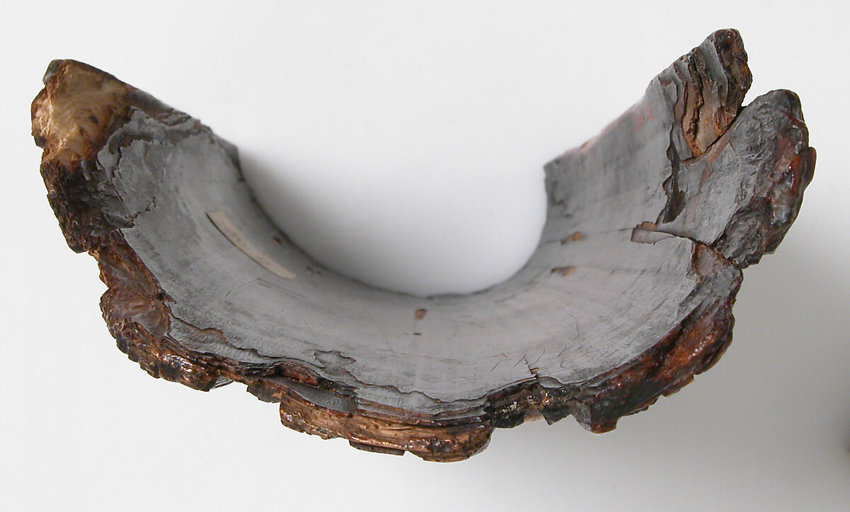 Tusk Fragment with the Ascension, Ivory; carved