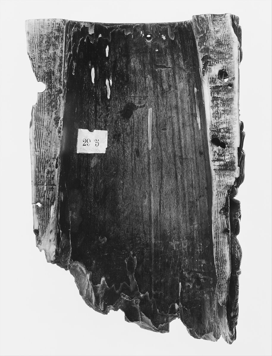 Tusk Fragment with the Ascension, Ivory; carved