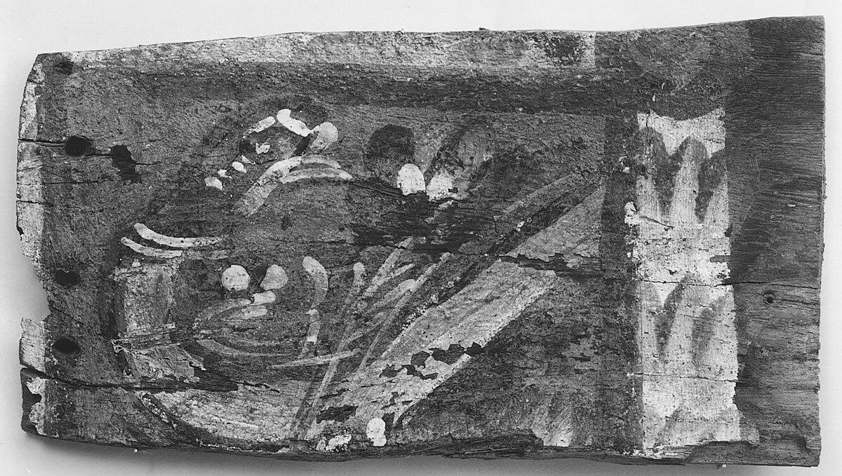 Panel, Wood; painted